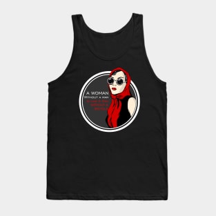 A Woman Without A Man Is Like A Fish Without A Bicycle Tank Top